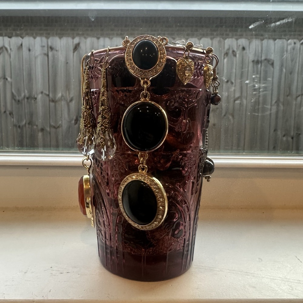 Mystery Jewelry Jar Victorian Inspired Vintage Estate Cameo Y2K Silver Gold Lot - Picture 4 of 6